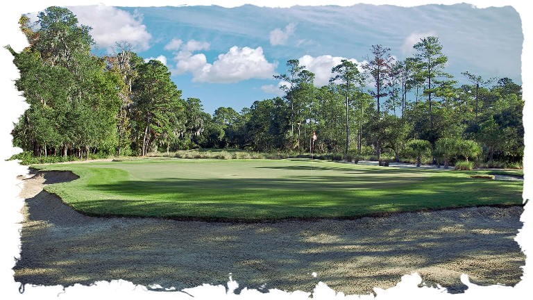 14th hole on Crescent Pointe Golf Club