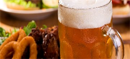 Burger and a beer